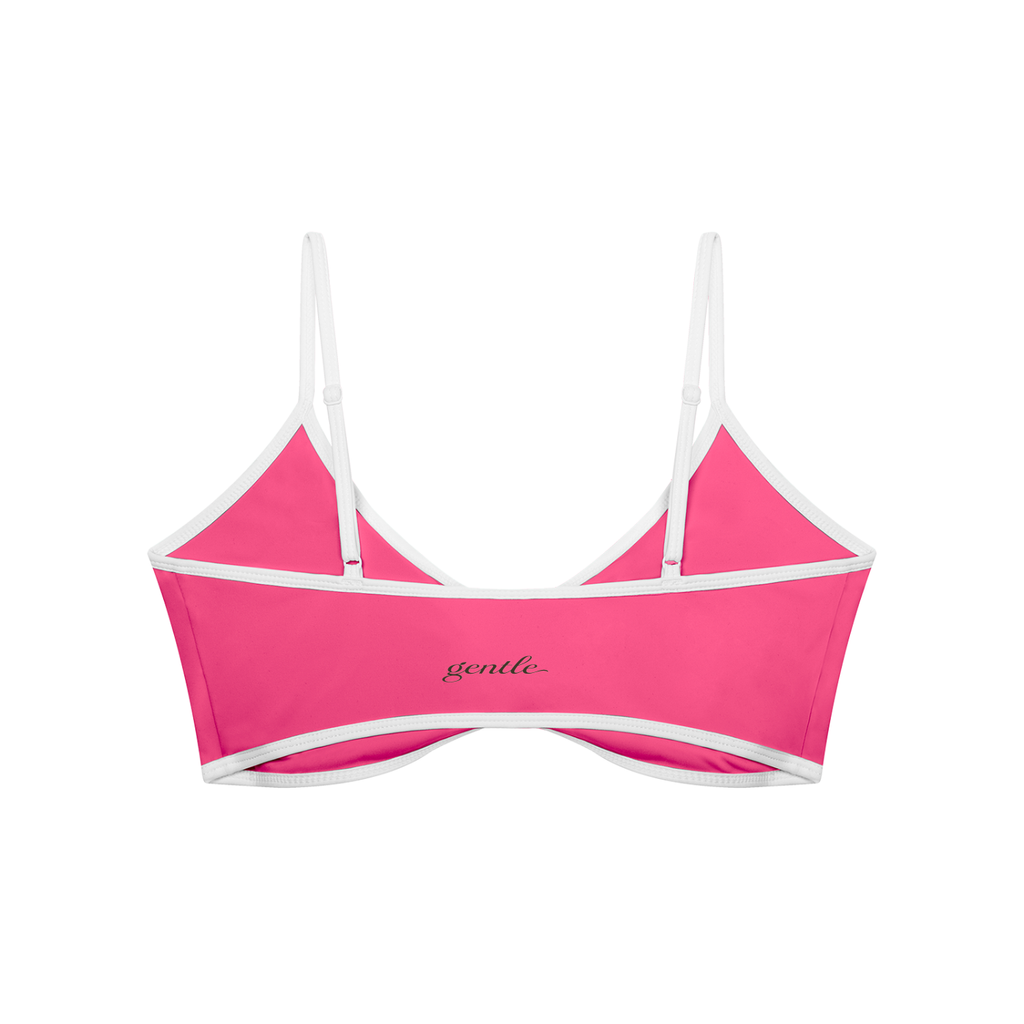 Women's Color Block Ruched V-Neck Sports Bra