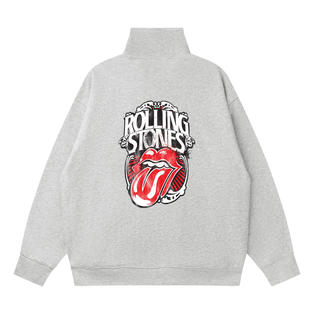Quarter-Zip Drop Shoulder Sweatshirt