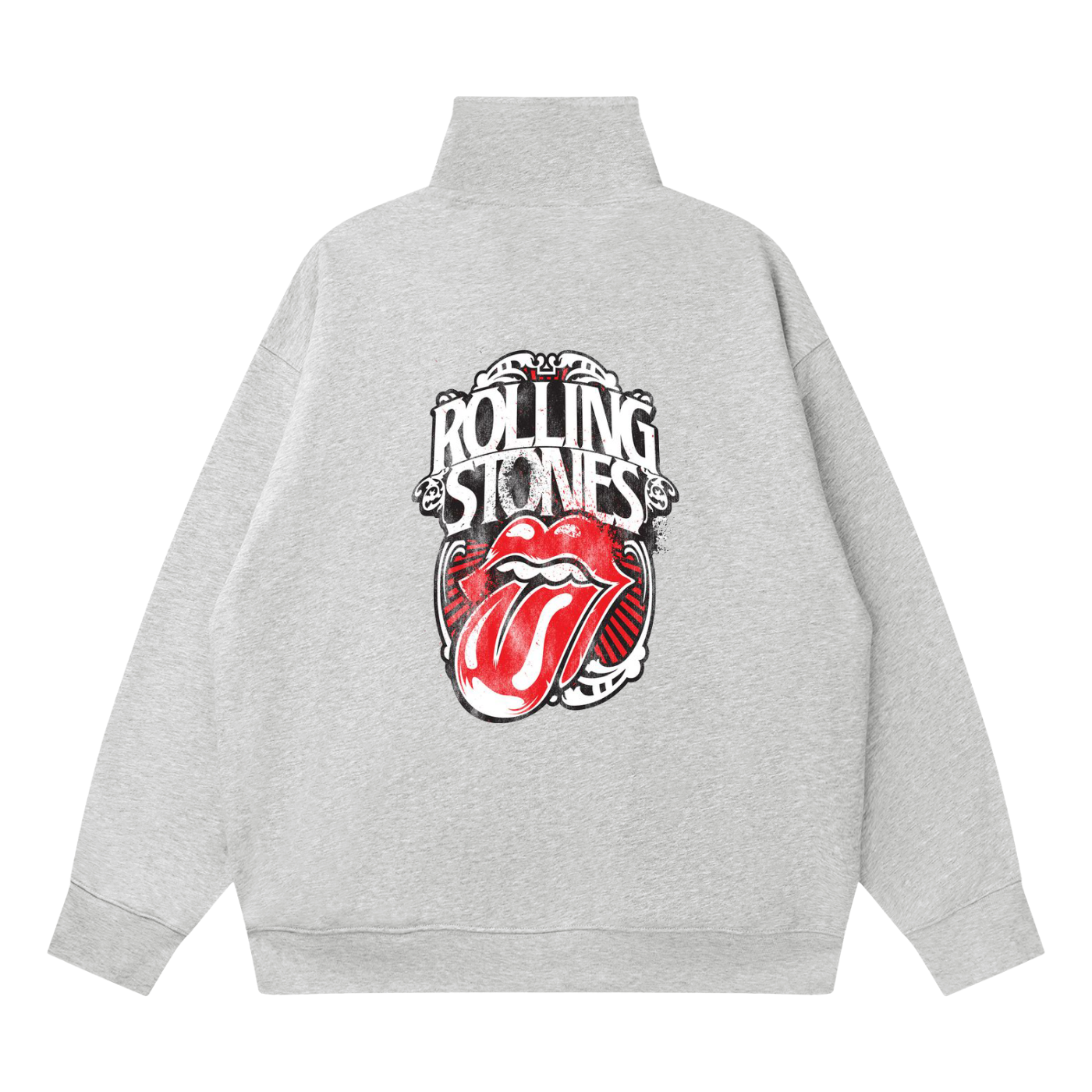 Quarter-Zip Drop Shoulder Sweatshirt