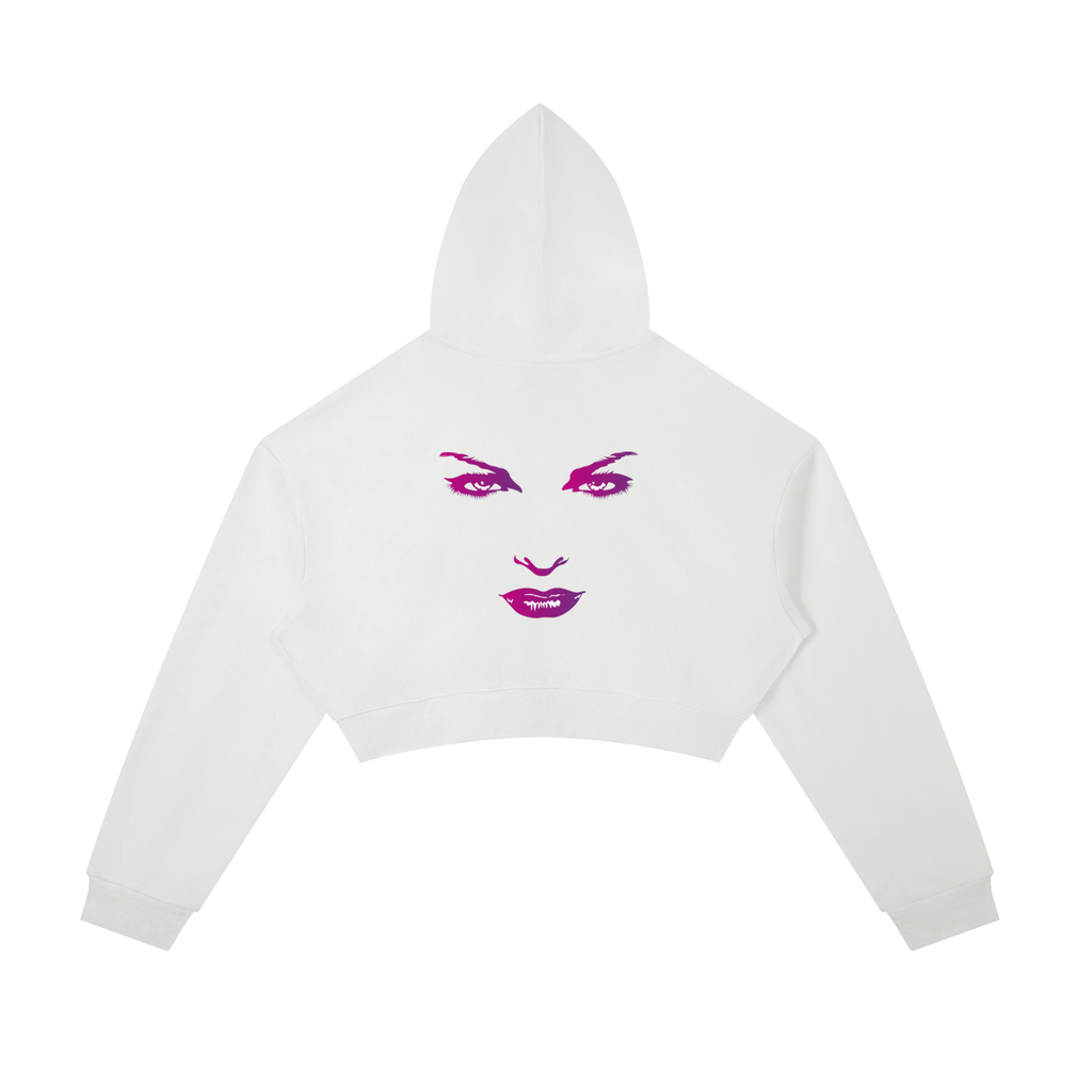 Essential Cropped Zip-Up Hoodie
