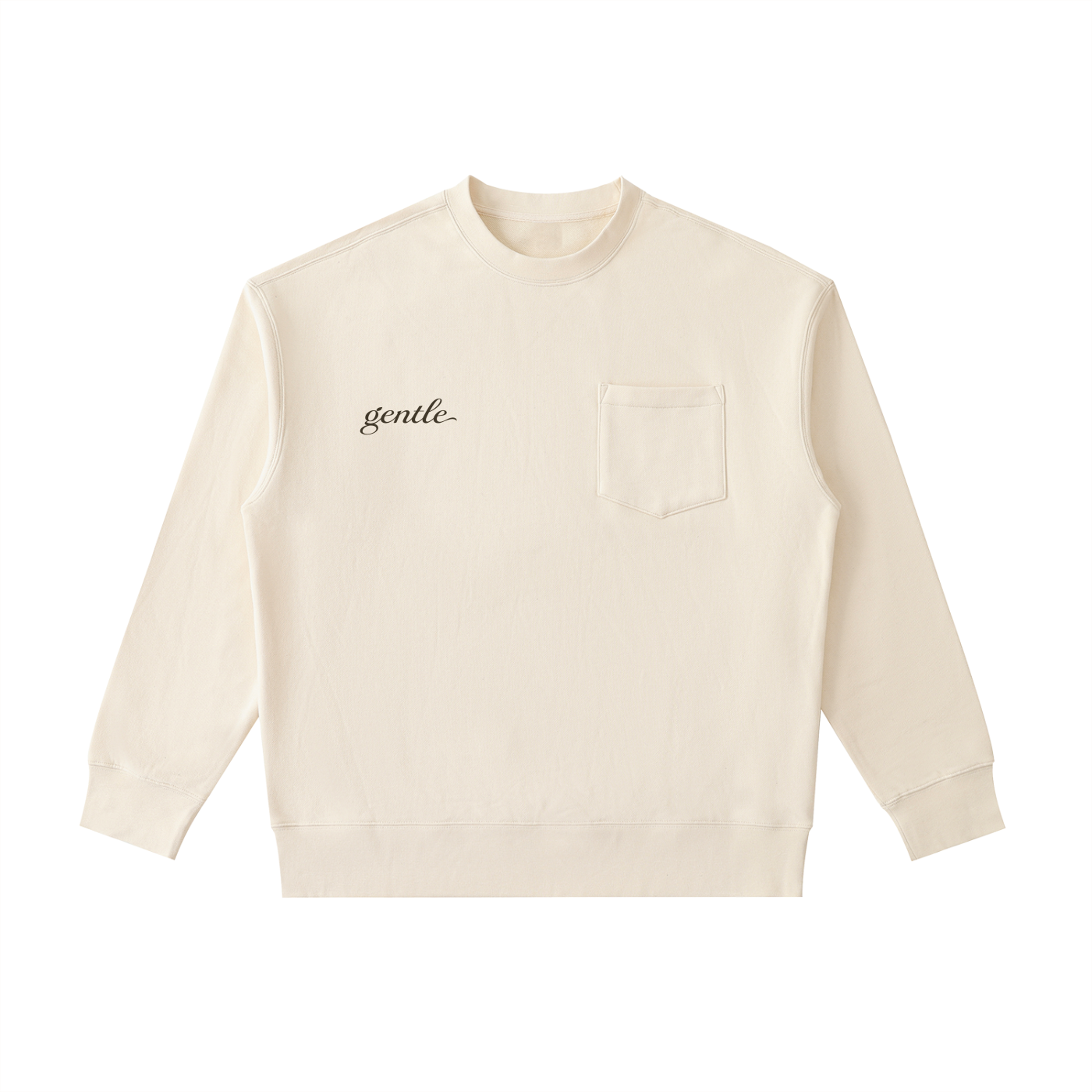 Heavyweight Patch Pocket Crewneck Sweatshirt