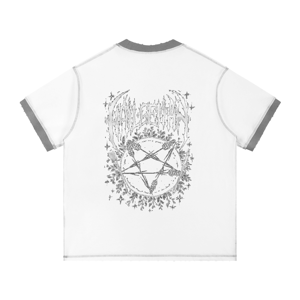 Contrast-Stitched Cotton T-Shirt