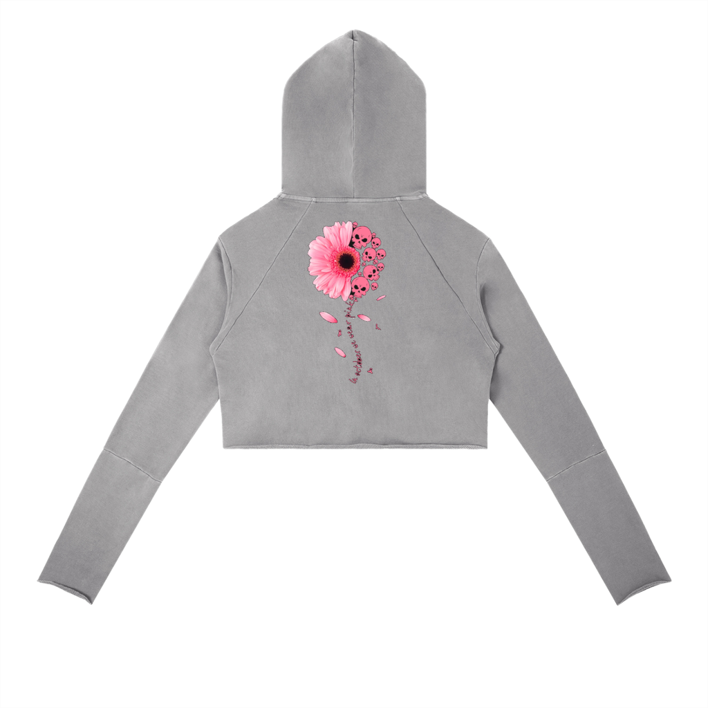 Vintage Washed Raw Edge Hoodie