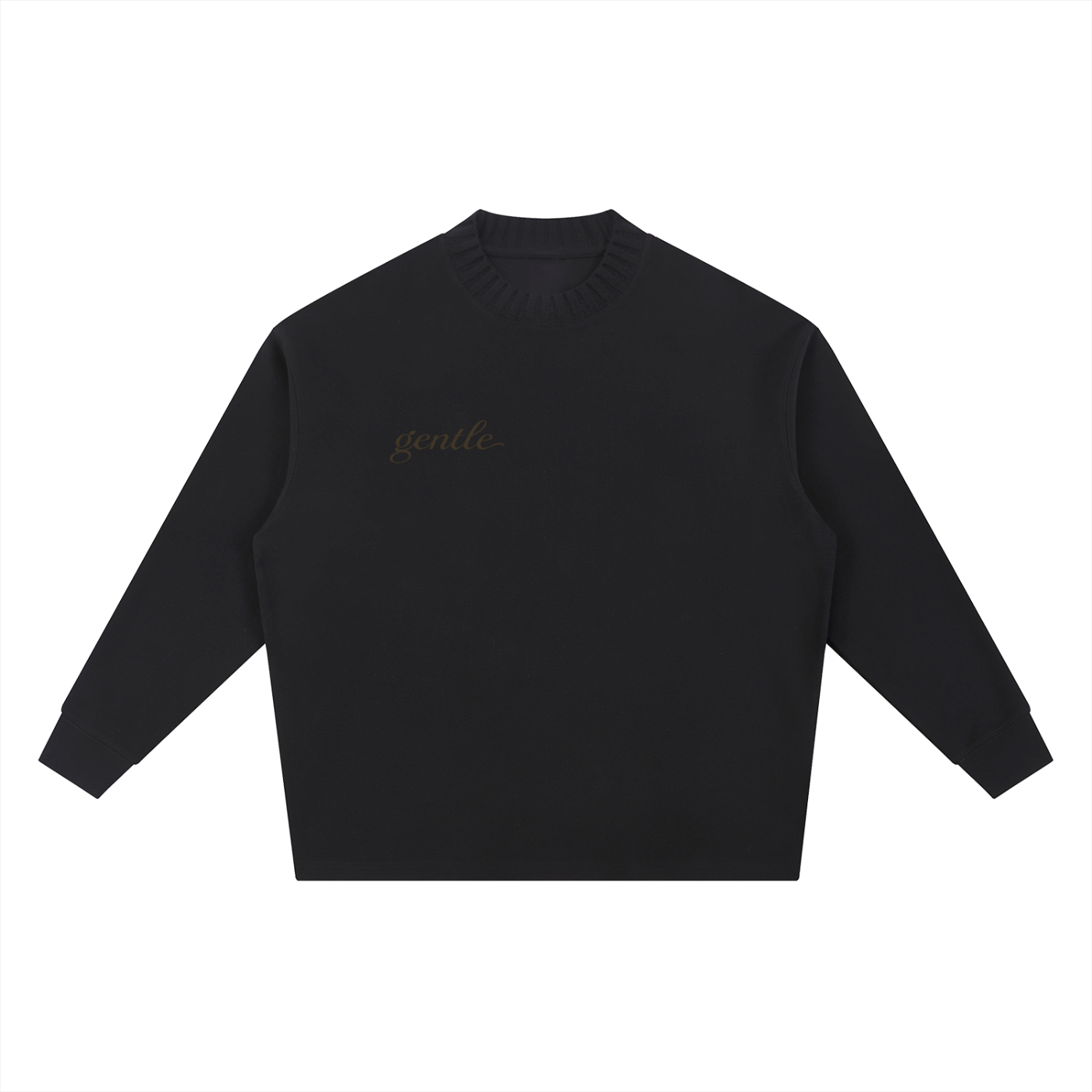 Knitted Round Neck Oversize Sweatshirt